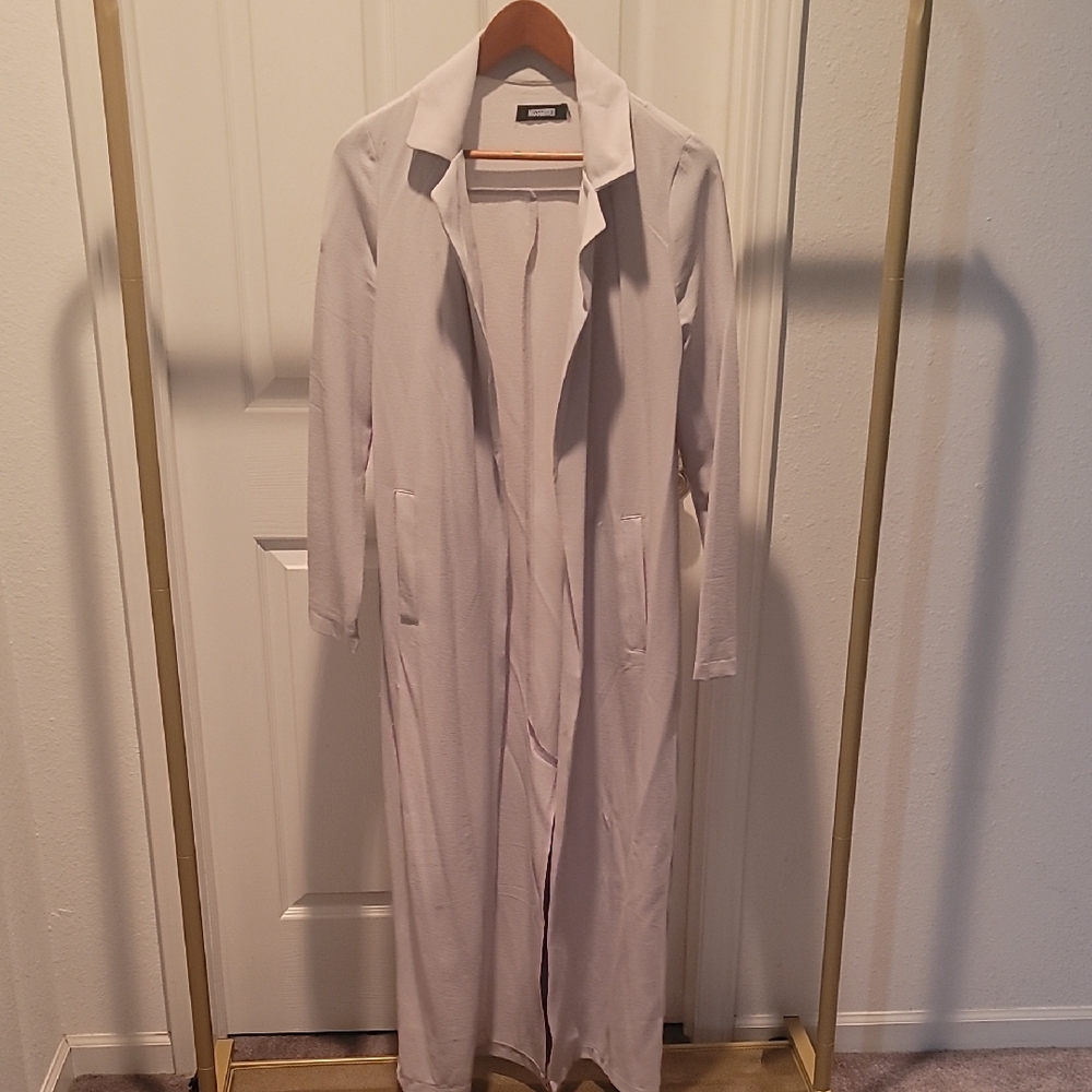 CCO ALL NEED TO GO!!  Missguided Light Duster Coat
